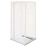 Rick McLean's 1180 x 880 x 2000mm Smart Pivot Front And Return Shower Screen White