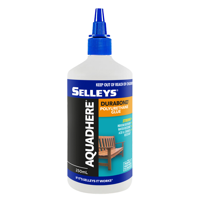 Selleys 250ml Aquadhere Polyurethane Wood Glue Durabond Adhesive