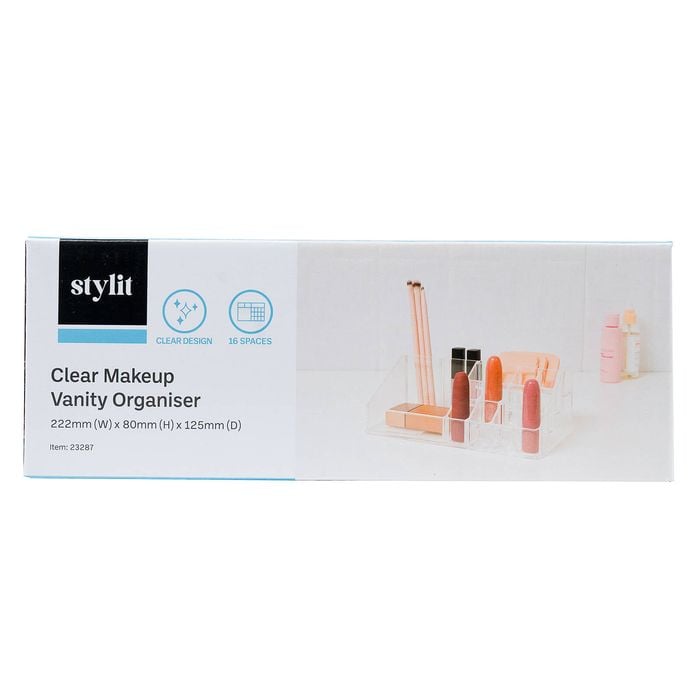 Stylit Clear Makeup Vanity Organiser