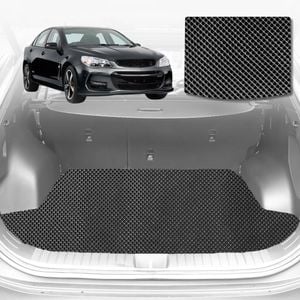 6D Diamond Car Boot Mat for Holden Commodore (VE)2007-2013-Cargo Mat-Black-Outback GT