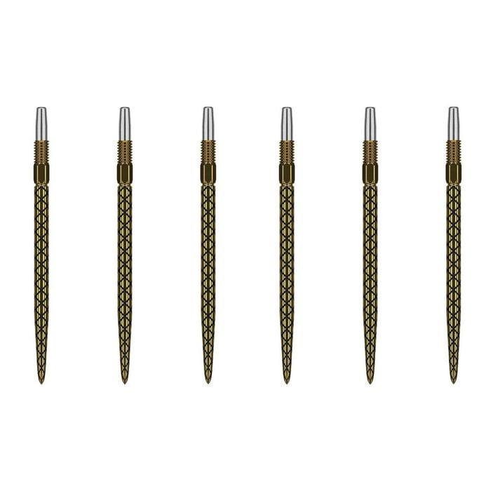 2x 3pc Target Swiss Diamond Pro Dart Point Replacement Spare Tip 35mm Gold