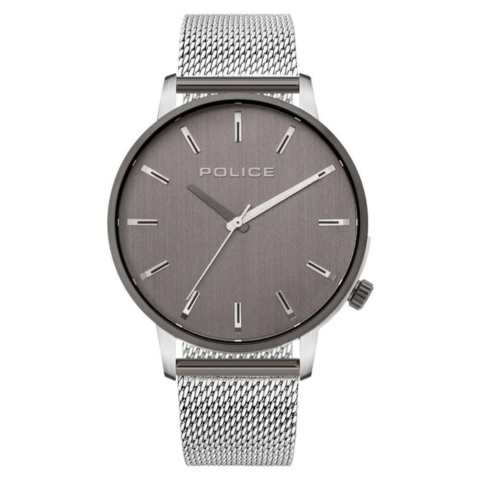 Police Marmol Mesh Band Silver Dial Men's Watch (pl.15923jstu/79 Mm)