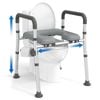 Altus Raised Toilet Seat Raiser Over Toilet Aid Padded Seat With Arm