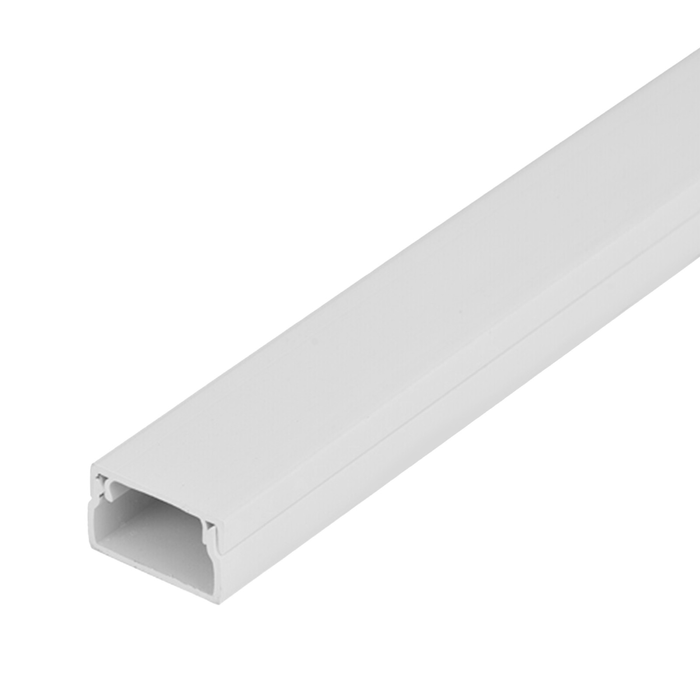 DETA 16 x 10mm 2m White PVC Conduit Rigid Trunking