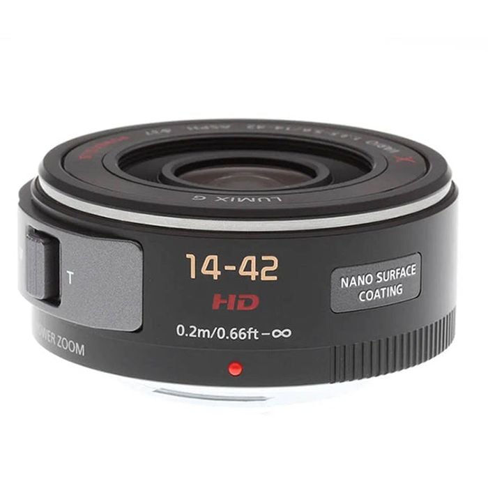 Panasonic 14-42mm f/3.5-5.6 PZ Power Zoom Black Lens