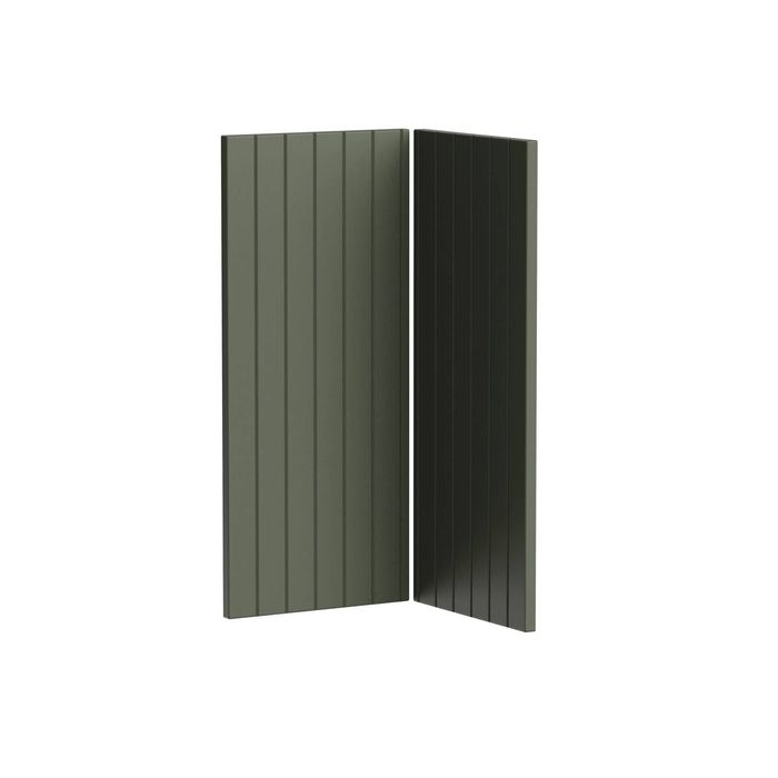 Kaboodle Saltbush V-Groove Corner Base Cabinet Doors - 2 Pack