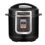 Healthy Choice 6L Electric Slow & Pressure Cooker (Black/Silver) 8 Programs, 1000W