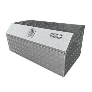 Rhino 1110 x 600 x 475mm Aluminium Checkerplate Tool Box