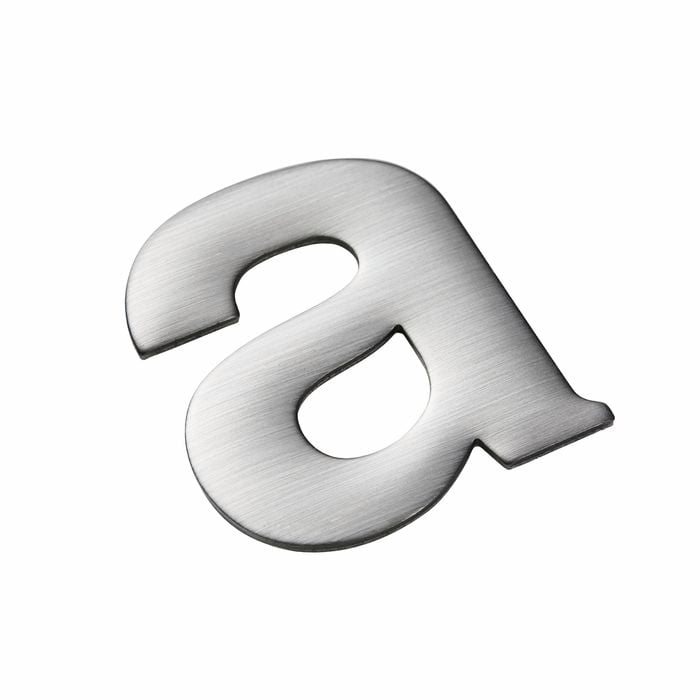 Sandleford 75mm Stainless Steel Self Adhesive Letter A - A