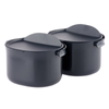 Skaza 3.3L Organko Compost Caddy - Pack of 2 - Black