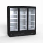 Thermaster Triple Door Supermarket Fridge  - Commercial Drink Fridges (LG-1500BGBM)