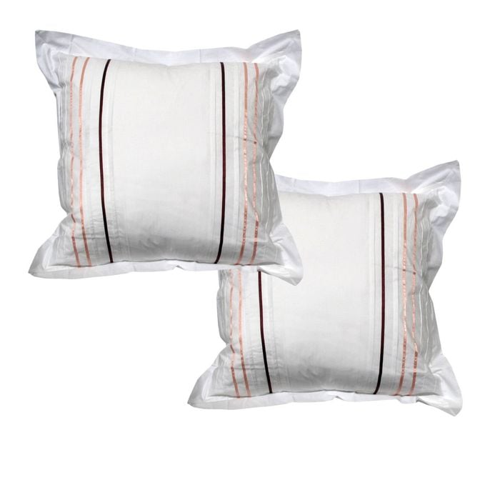 Belmondo Pair of Tailored European Pillowcases Sarah