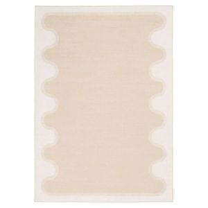 Loopsie-400cm X 300cm-hanauma Beige And Cream Washable Rug