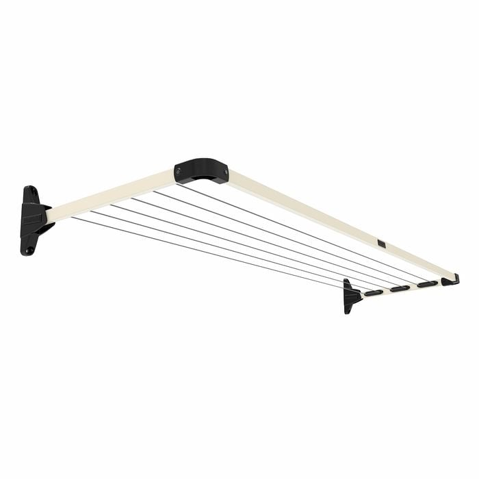 Daytek Slim Fold Down Clothesline - White Mist