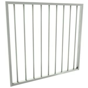 ProtectorAl 975 x 900mm Surfmist Aluminium Flat Top Garden Gate