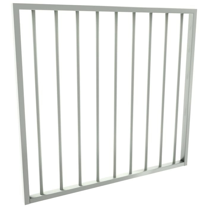 ProtectorAl 975 x 900mm Surfmist Aluminium Flat Top Garden Gate