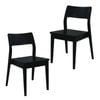 Centrum Furniture Providence Dining Chair - Set of 2 - Black