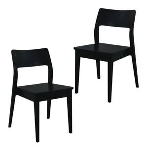 Centrum Furniture Providence Dining Chair - Set of 2 - Black