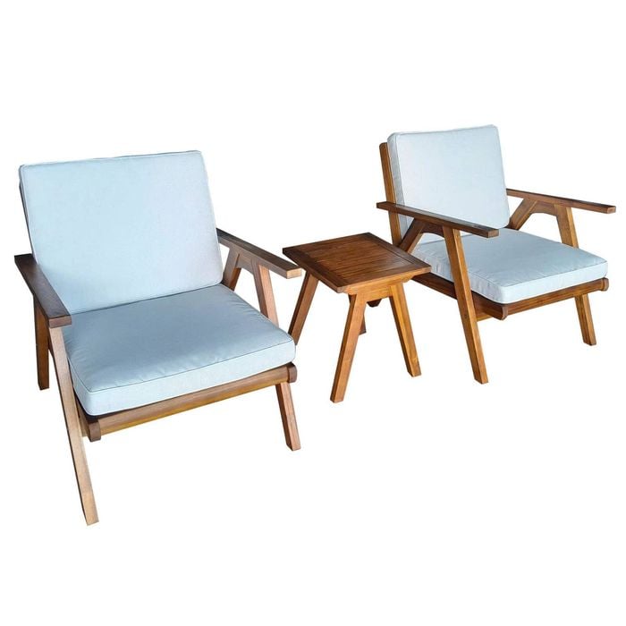 Pencil side table and sofa armchair