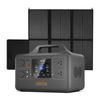 VoltX 1800W 1030Wh Portable Power Station + 200W Foldable Solar Panel – Solar Generator Kit for Camping & Home Backup