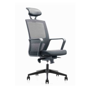 Modern Furniture Argo Executive Office Chair with Headrest - Black