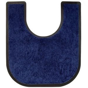 BetterLiving Toilet Surround Mat, Navy Blue, 74x66 cm with Cut Out
