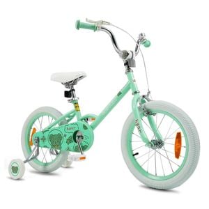 Costway 40cm Bicycle Adjustable Kid Balance Bike Training Wheels Green