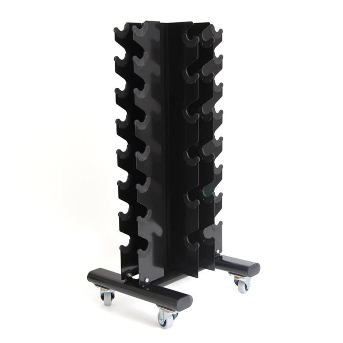 SMAI Dumbbell Rack with Wheels - Black