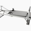Foldable Pilates Reformer With Headrest - White