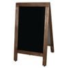 Olympia Pavement Board A-frame Wood Double Sided Black Frame 500 X 850mm Blackboard Menu Sign