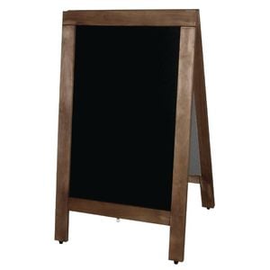 Olympia Pavement Board A-frame Wood Double Sided Black Frame 500 X 850mm Blackboard Menu Sign