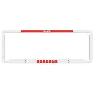 2x Official Nrl St George Dragons Car Number Plate Frame Cover Surround