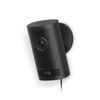 Ring 1-Pack Black Outdoor Camera Pro Plug-in 