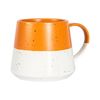 Nicola Spring Dipped Flecked Stoneware Belly Mug - 370ml - Burnt Orange