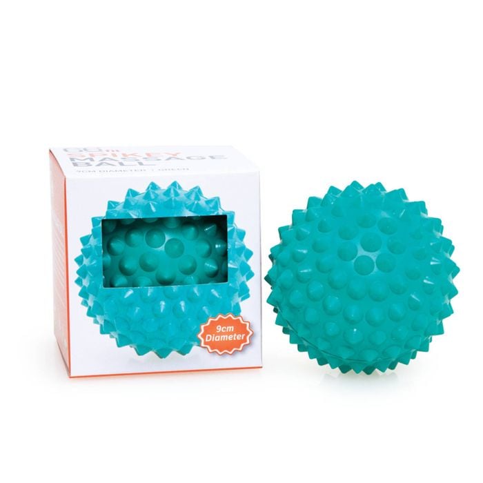 Spikey Massage Ball 9cm For Deep Tissue Relief - Green