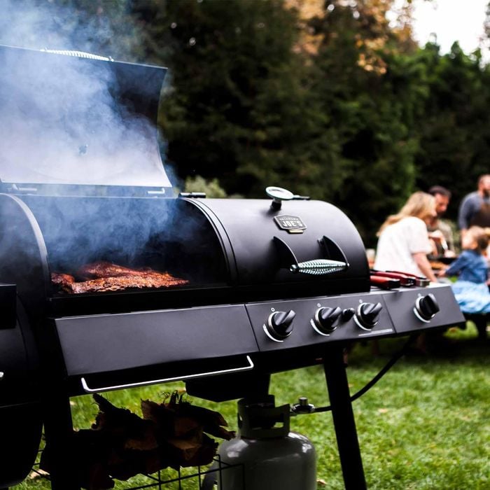 Bbq Smoker Oklahoma Joe Bunnings Oklahoma Joe's Longhorn Combo