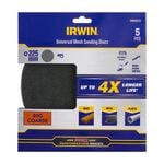 Irwin 225mm 80 Grit Sandpaper Mesh - 5 Pack