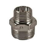 Brasshards 20 x 15mm Chrome Plated Brass Hex Reducing Nipple