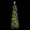 Jingle Jollys Pop Up Christmas Tree Pre Decorated Warm White LED 160cm