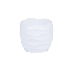 Astin Sinclair 250 x 220 Medium White Wavy Pot