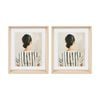 2PK Gibson Gifts Natural Ash Photo Frame 8x10 Home Decor Frames Rectangular