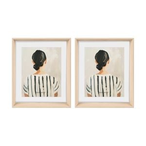 2PK Gibson Gifts Natural Ash Photo Frame 8x10 Home Decor Frames Rectangular