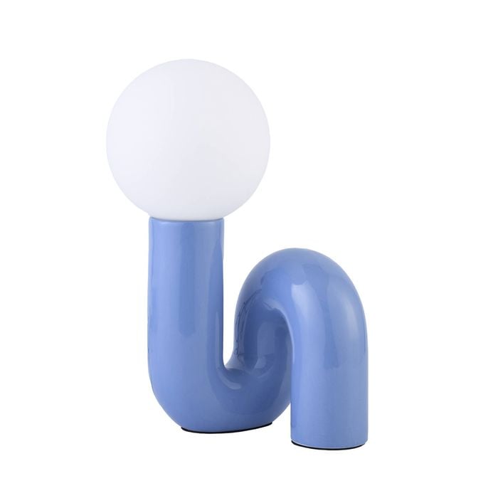 Astin Sinclair Dusty Blue Loopi Table Lamp