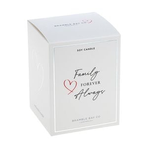 Bramble Bay Family Forever Lemongrass & Persian Lime Glass Soy Candle 300g