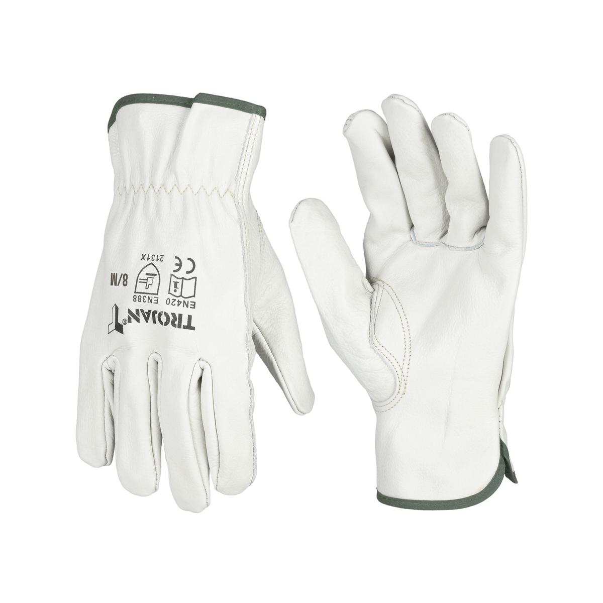 Trojan Medium Leather Riggers Gloves - Bunnings New Zealand