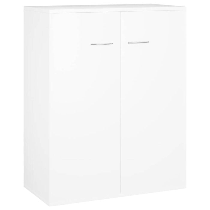 vidaXL Sideboard White Engineered Wood Side Cabinet Storage Home Organiser