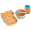 Tiny Dining 4pc Bamboo Llama Baby Feeding Set with Suction Cup