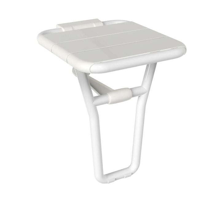 Bradley White Assisted Living Folding Shower Seat