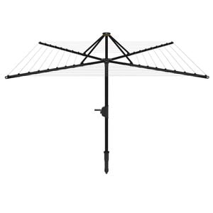Daytek MK2 M58 Rotary Clothesline - Anthracite Black