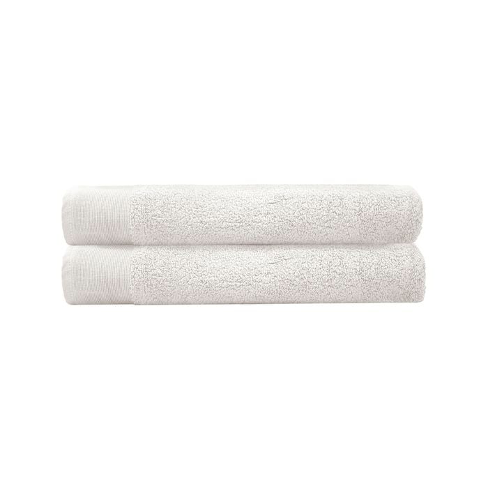 Elvire Bath Sheet 2 Pack Ivory